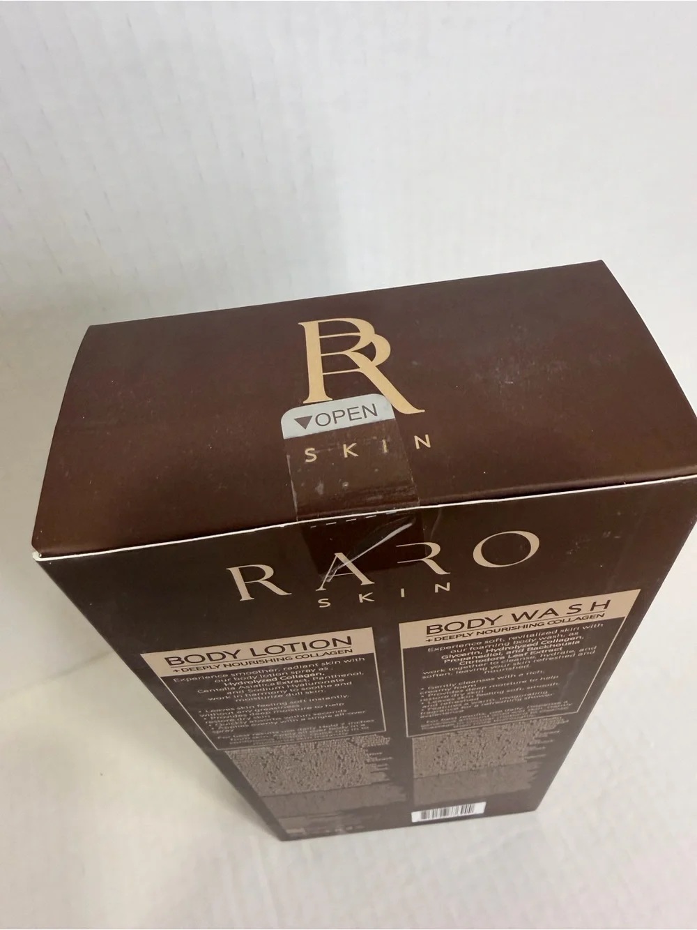 RARO SKIN Deeply Nourishing Body Lotion & Body Wash Collection 250 ml each bottl
